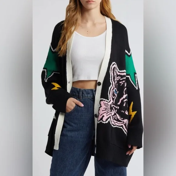 Lala Mother is Mothering oversized cardigan 2X/3X - Picture 10 of 10